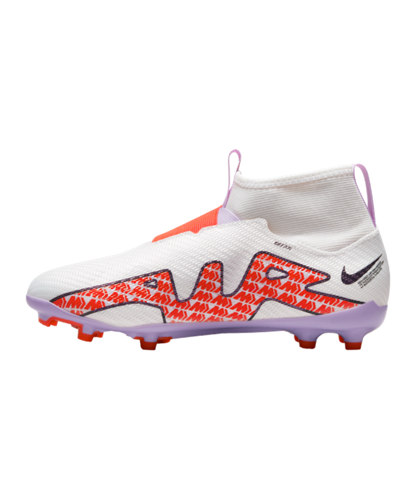 Nike Jr Air Zoom Mercurial Superfly IX Pro FG Niños – Blanco Rojo F101