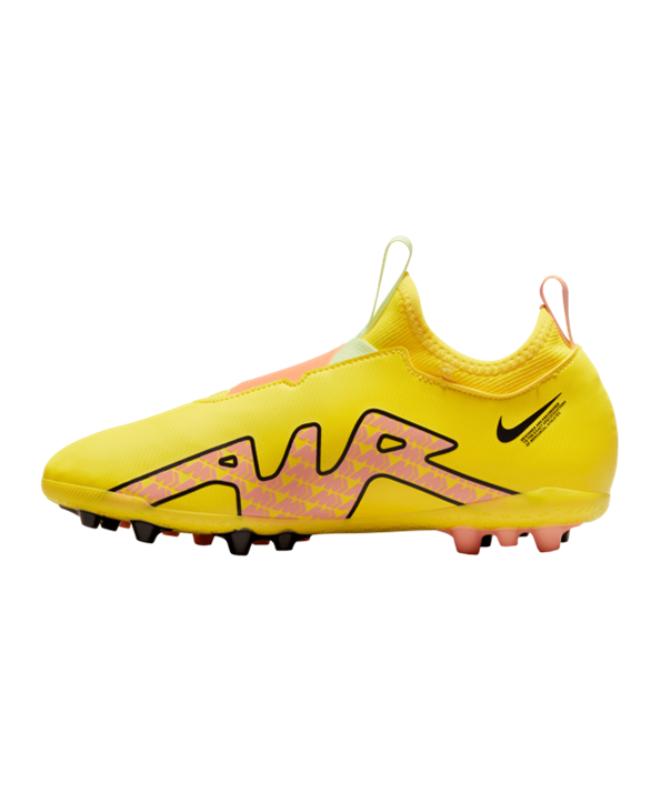 Nike Jr Air Zoom Mercurial Vapor XV Academy AG Niños Lucent – Amarillo Rosado F780