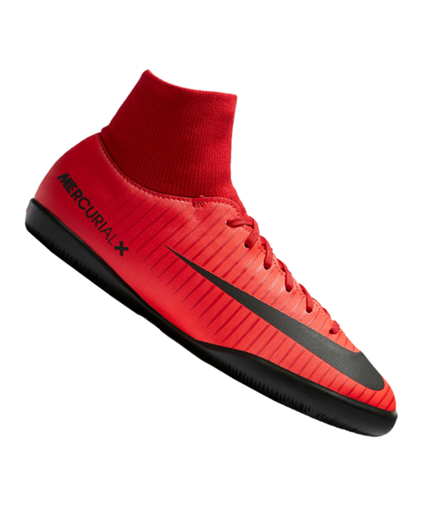 Nike Jr Mercurial X Victory VI DF IC Niños – Rojo Negro F616