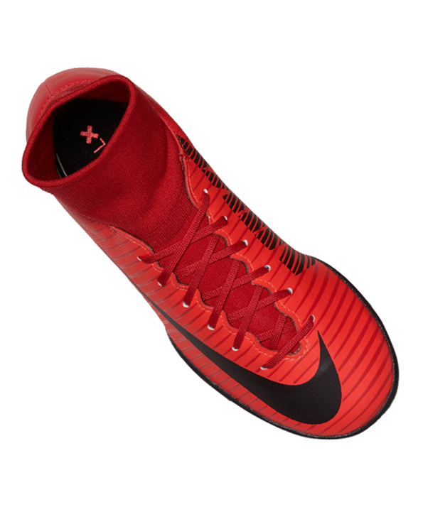 Nike Jr Mercurial X Victory VI DF IC Niños – Rojo Negro F616