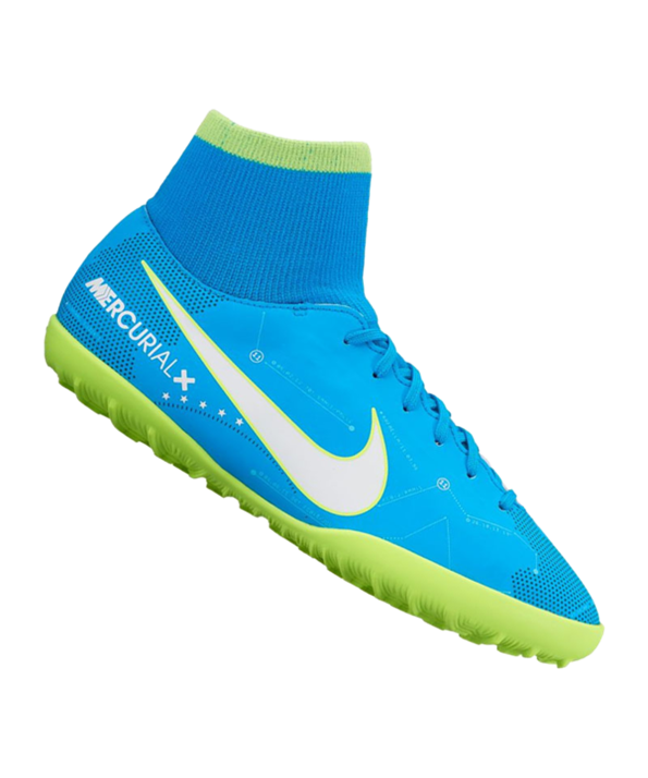 Nike Jr Mercurial X Victory VI NJR DF TF Niños – Azul Verde F400