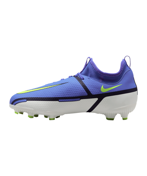 Nike Jr Phantom GT2 Recharge Academy DF FGMG Niños – Azul Amarillo Gris F570