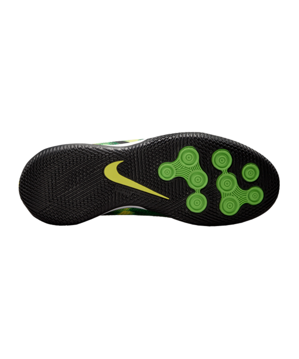 Nike Jr Phantom GT2 Shockwave Academy DF IC Halle Niños – Negro Gris Verde F003