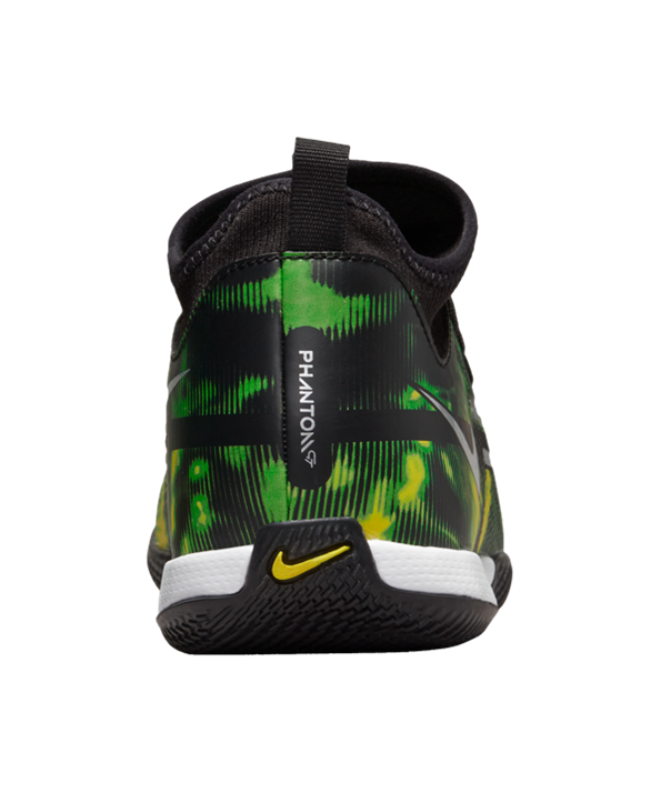 Nike Jr Phantom GT2 Shockwave Academy DF IC Halle Niños – Negro Gris Verde F003