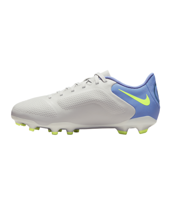 Nike Jr Tiempo Legend IX Recharge Academy FGMG Niños – Gris Amarillo Azul