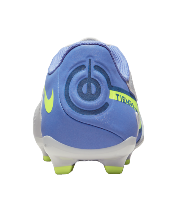 Nike Jr Tiempo Legend IX Recharge Academy FGMG Niños – Gris Amarillo Azul