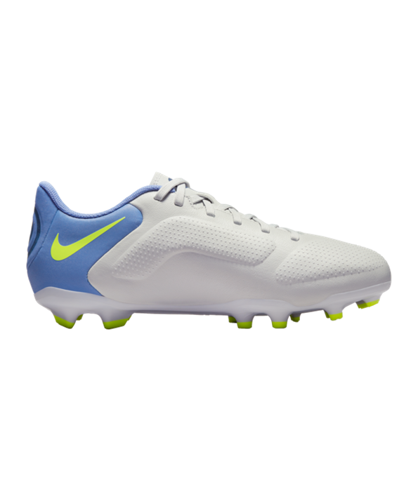 Nike Jr Tiempo Legend IX Recharge Academy FGMG Niños – Gris Amarillo Azul