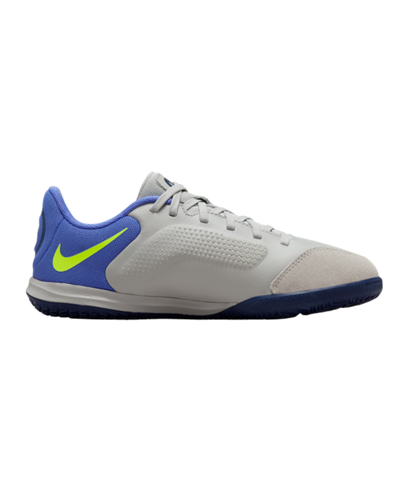 Nike Jr Tiempo Legend IX Recharge Academy IC Halle Niños – Gris Amarillo Azul F075