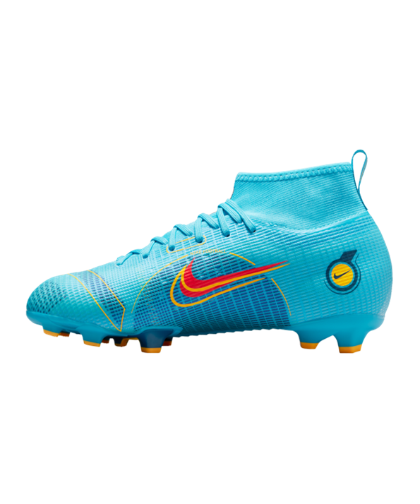 Nike Mercurial Superfly VIII Blueprint Pro FG Niños – Azul F484