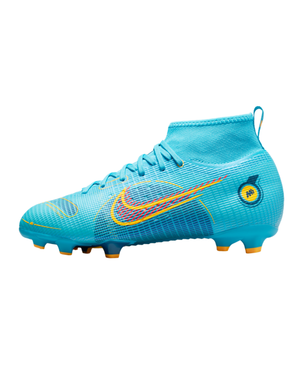 Nike Mercurial Superfly VIII Blueprint Pro FG Niños – Azul F484