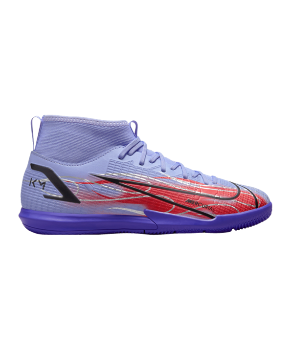 Nike Mercurial Superfly VIII Mbappe x Flames Academy IC Halle Niños – Violeta F506