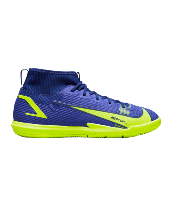 Nike Mercurial Superfly VIII Recharge Academy IC Niños – Azul Amarillo F474