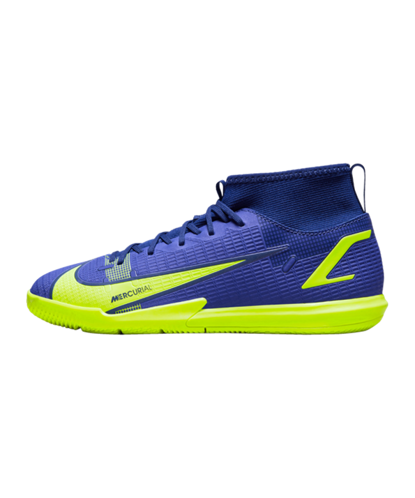 Nike Mercurial Superfly VIII Recharge Academy IC Niños – Azul Amarillo F474