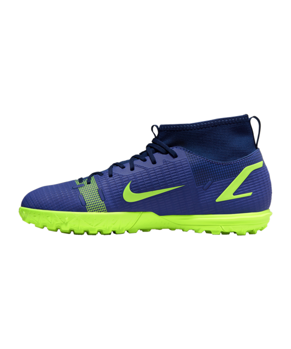 Nike Mercurial Superfly VIII Recharge Academy TF Niños – Azul Amarillo F474