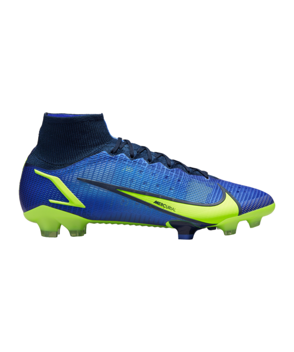 Nike Mercurial Superfly VIII Recharge Elite FG – Azul Amarillo F574