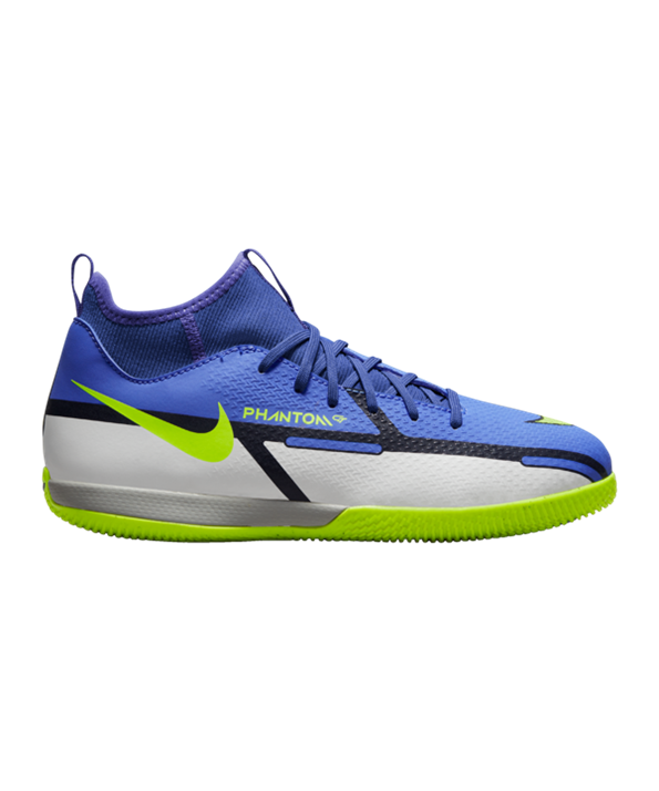 Nike Phantom GT2 Recharge Academy DF IC Halle Niños – Azul Amarillo Gris F570