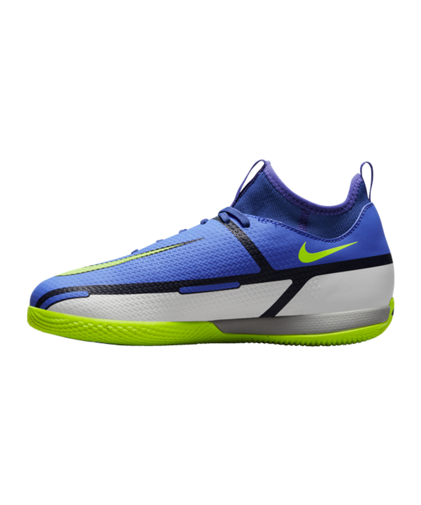 Nike Phantom GT2 Recharge Academy DF IC Halle Niños – Azul Amarillo Gris F570