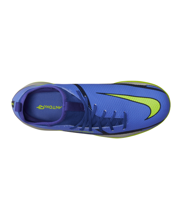 Nike Phantom GT2 Recharge Academy DF IC Halle Niños – Azul Amarillo Gris F570