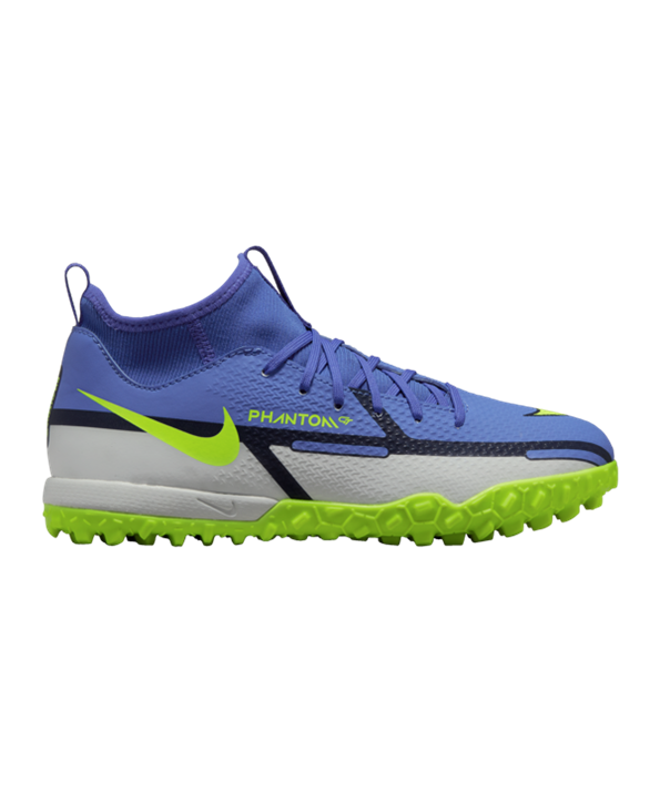 Nike Phantom GT2 Recharge Academy DF TF Niños – Azul Amarillo Gris F570