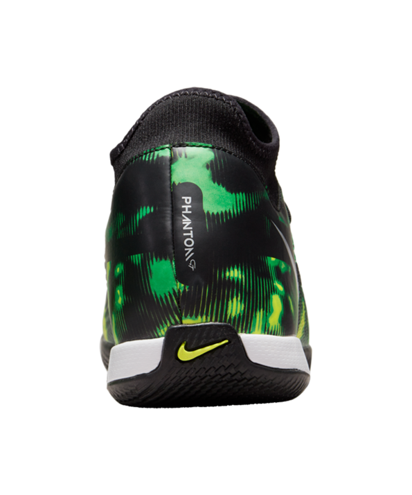 Nike Phantom GT2 Shockwave Academy DF IC Halle – Negro Gris Verde F003