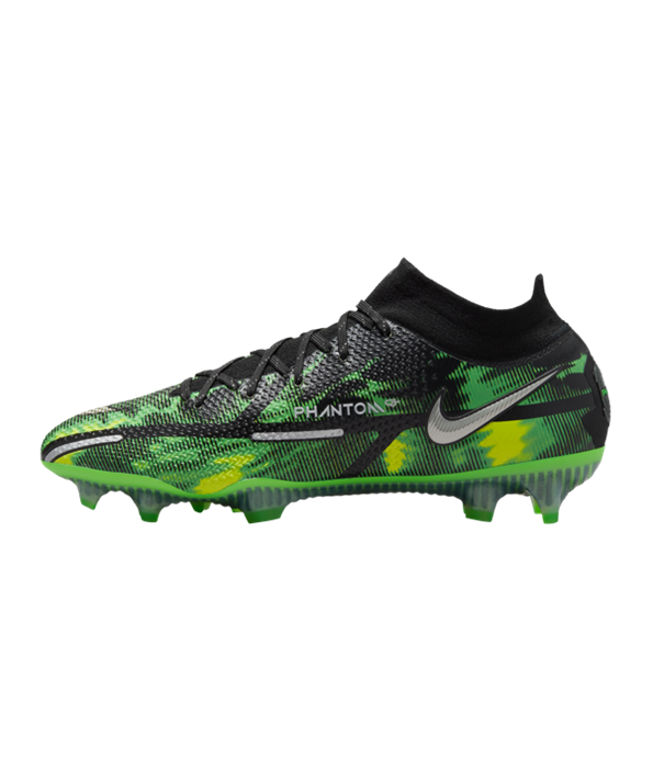 Nike Phantom GT2 Shockwave Elite DF FG – Negro Gris Verde F003