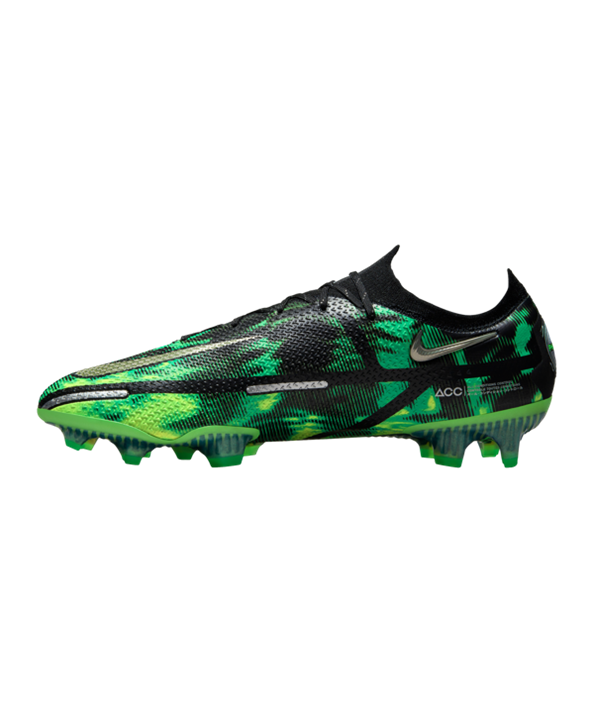 Nike Phantom GT2 Shockwave Elite FG – Negro Gris Verde F003