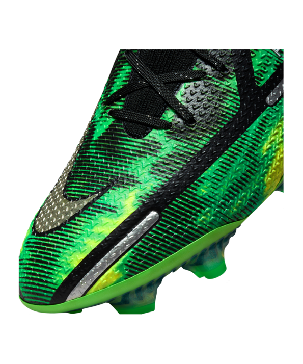 Nike Phantom GT2 Shockwave Elite FG – Negro Gris Verde F003