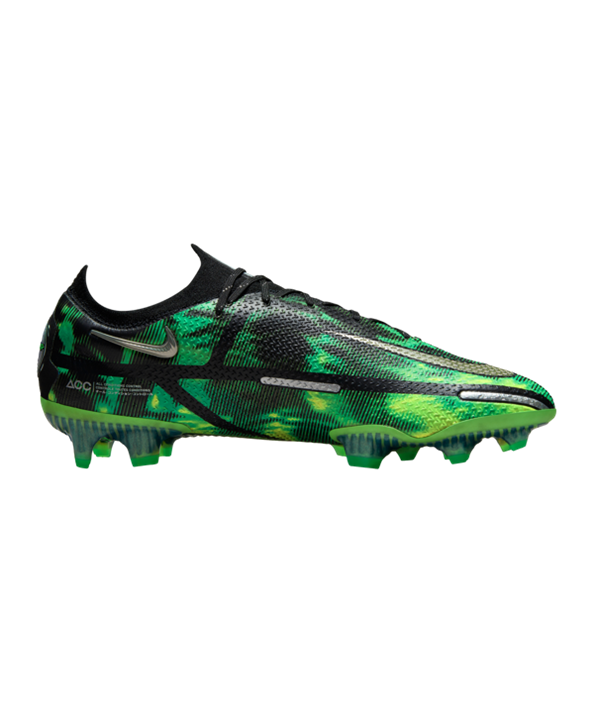 Nike Phantom GT2 Shockwave Elite FG – Negro Gris Verde F003