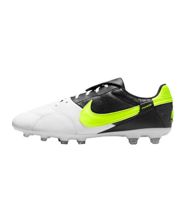 Nike Premier III FG – Negro Amarillo Blanco F071