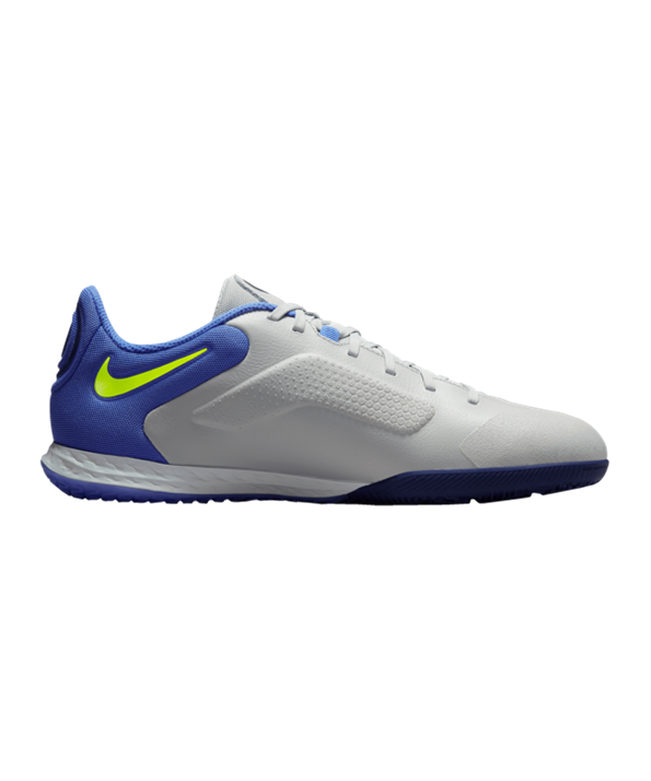 Nike React Tiempo Legend IX Recharge Pro IC Halle – Gris Amarillo Azul F075