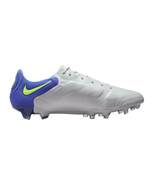 Nike Tiempo Legend IX Recharge Elite FG – Blanco Gris Amarillo Azul F075