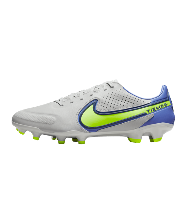 Nike Tiempo Legend IX Recharge Pro FG – Gris Amarillo Azul F075