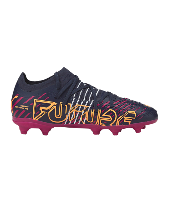 Puma FUTURE 2.2 Flare FGAG Niños – Azul Naranja Violeta F03