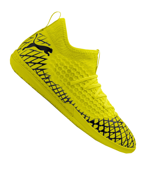 Puma FUTURE RUSH 4.3 NETFIT IT Halle – Amarillo Negro F03