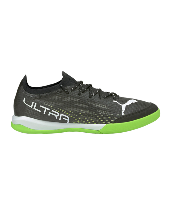 Puma ULTRA 1.3 Under the Lights Pro Court – Negro Verde Blanco F02