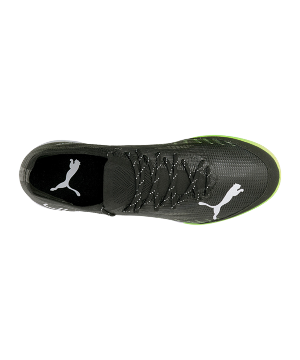 Puma ULTRA 1.3 Under the Lights Pro Court – Negro Verde Blanco F02