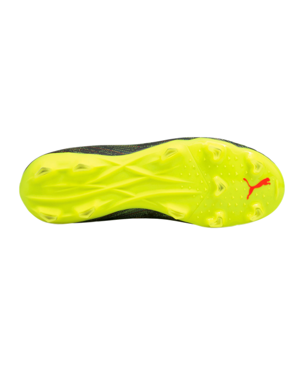 Puma ULTRA Game On 2.2 FGAG Niños – Negro Blanco Amarillo F02