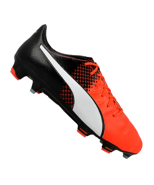 Puma Evopower 1.3 Leder FG – Rojo Negro F01