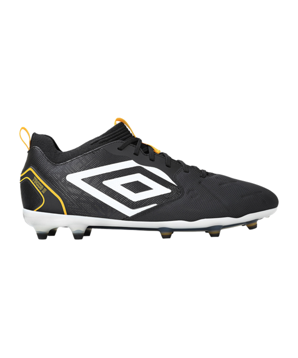 Umbro Tocco II Pro FG – Negro Blanco Amarillo F7EW