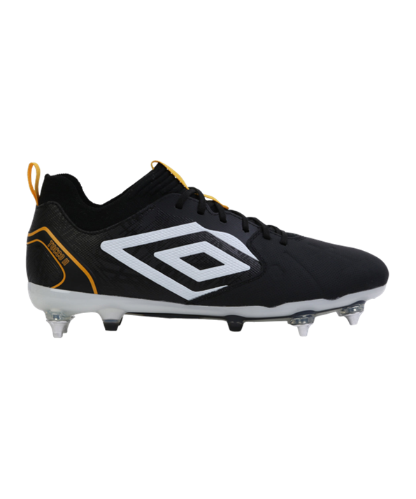 Umbro Tocco II Pro SG – Negro Blanco Amarillo F7EW