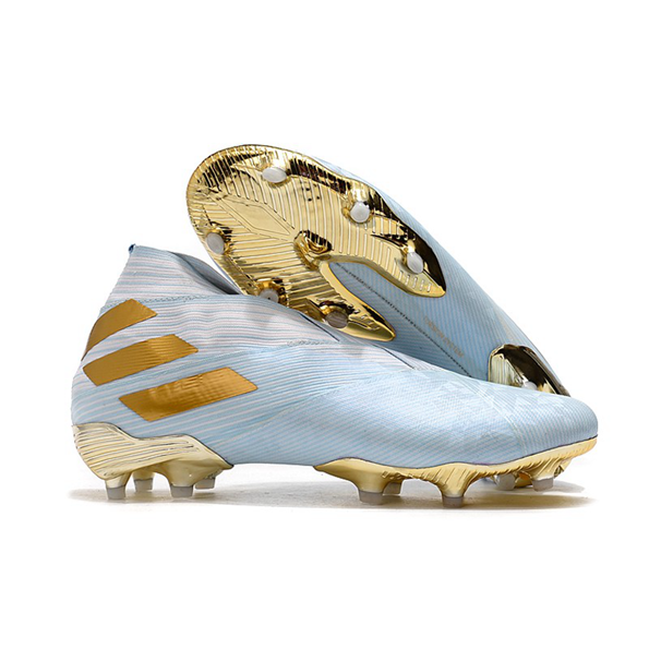 Adidas Nemeziz 19+ FG 15 Years – Turquesa Oro Blanco Limited Edition