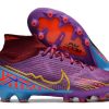 Botas de Fútbol Nike Air Zoom Mercurial Superfly IX Elite AG Morado