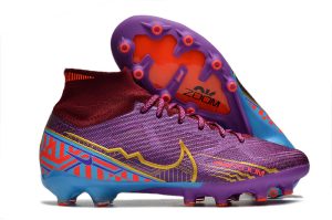 Botas de Fútbol Nike Air Zoom Mercurial Superfly IX Elite AG Morado