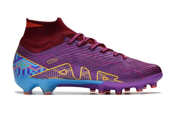 Botas de Fútbol Nike Air Zoom Mercurial Superfly IX Elite AG Morado