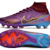 Botas de Fútbol Nike Air Zoom Mercurial Superfly IX Elite AG Morado