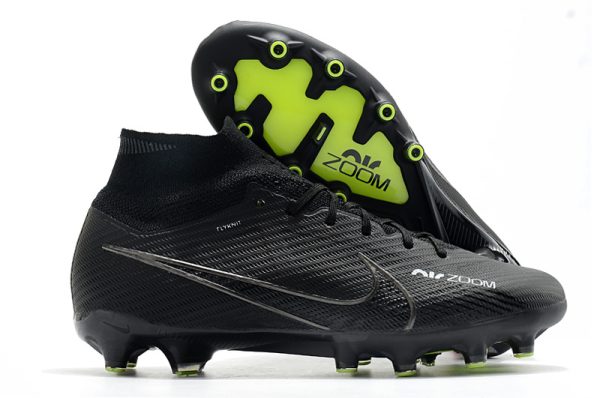 Botas de Fútbol Nike Air Zoom Mercurial Superfly IX Elite AG Negro