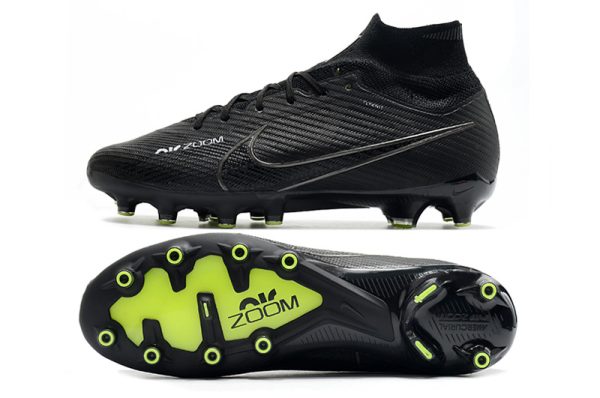 Botas de Fútbol Nike Air Zoom Mercurial Superfly IX Elite AG Negro