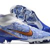 Botas de Fútbol Nike Air Zoom Mercurial Superfly IX Elite FG Azul Blanco Zlato