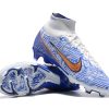 Botas de Fútbol Nike Air Zoom Mercurial Superfly IX Elite FG Azul Blanco Zlato