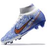 Botas de Fútbol Nike Air Zoom Mercurial Superfly IX Elite FG Azul Blanco Zlato